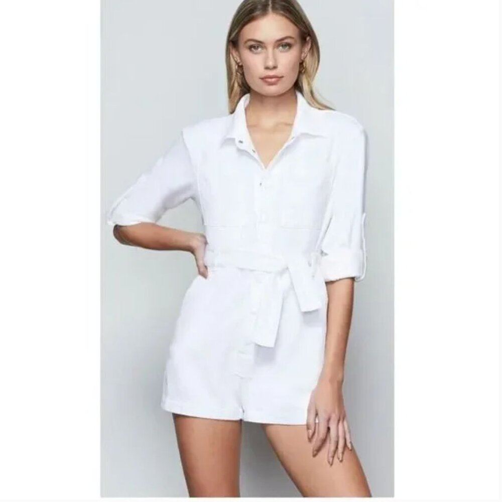 GOOD AMERICAN DENIM ROMPER